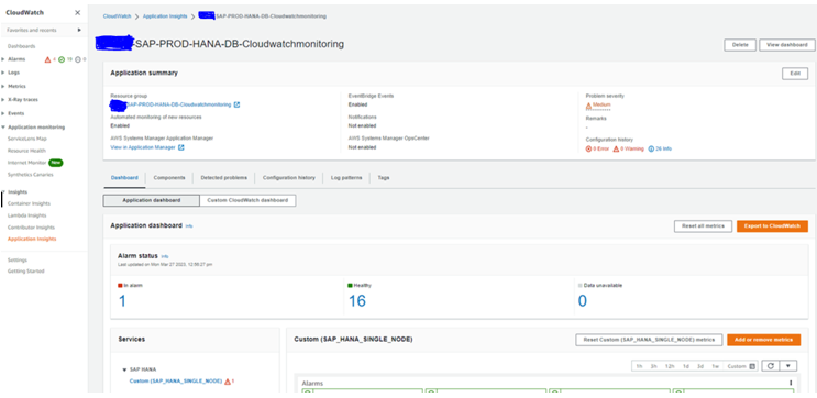 AeonX Monitoring team observe SAP HANA DB